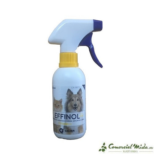Spray EFFINOL antiparasitario para perros y gatos