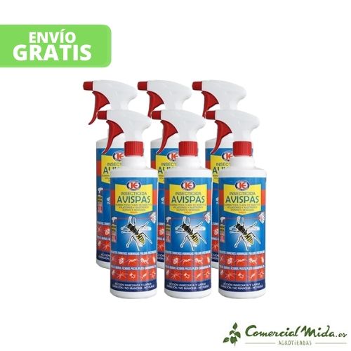 Spray insecticida TANZIL 1L contra insectos voladores y rastreros Pack 6 Unidades