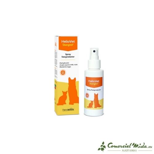 Spray de protección solar para perros y gatos Heliovet 80 ml de Stangest