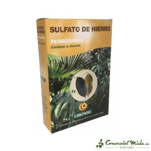 Sulfato de Hierro FERROGREEN (Clorosis Férrica) 1 kg – Comercial Mida