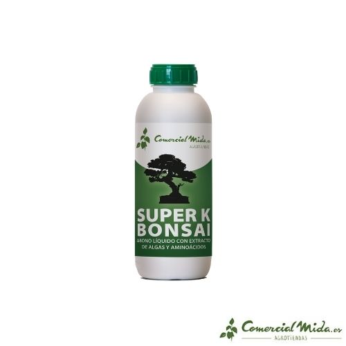 Super K abono líquido para bonsáis Comercial Mida 1L