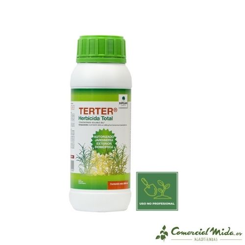 TERTER Herbicida Sistémico Total 500 ml (Glifosato 36%) – Comercial Mida